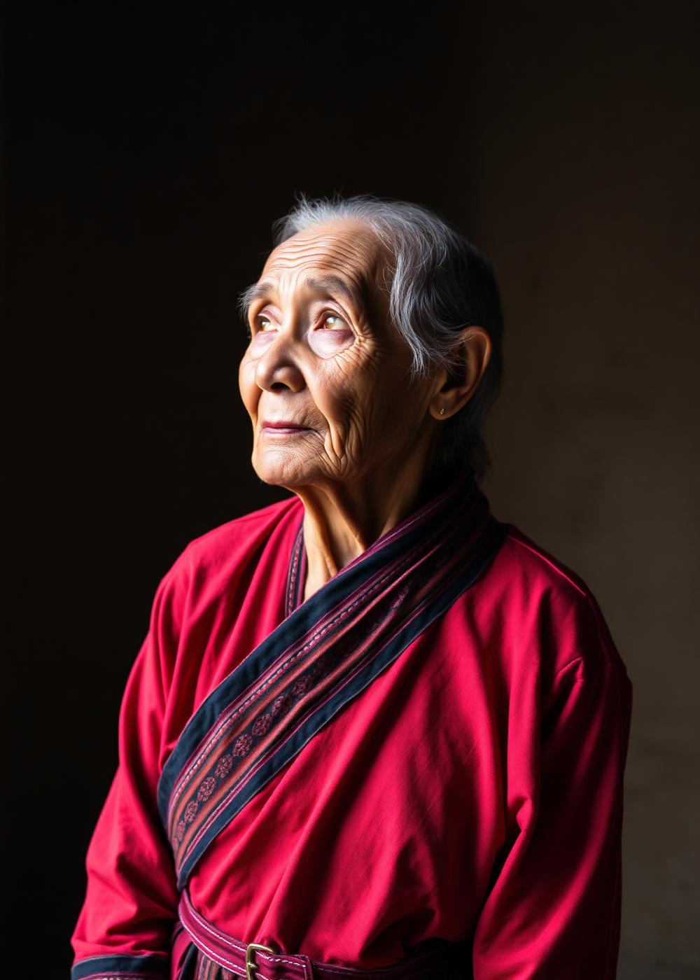 Portrait in traditional dress